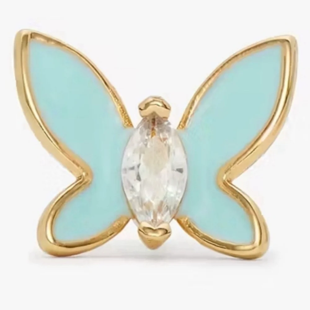 🦋▪️Kate Spade▪️ Social Butterfly Blue Mini Studs